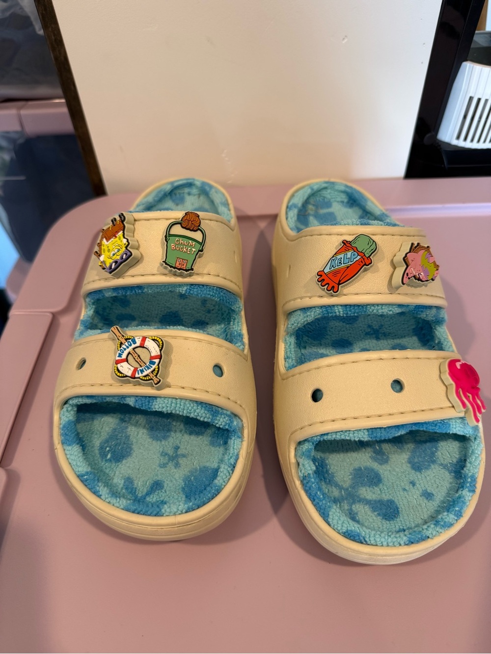 SpongeBob CROCS Sandals size 11 women’s